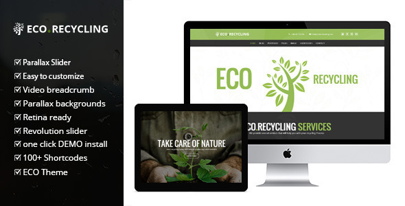 Transform your eco-friendly site with Eco Recycling: A Multipurpose Nature  Ecology WordPress Theme. Access it for free via Bevaultx.