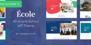 École is a modern school education theme with extended functionality. École comes with 5 ready-made demos (for Primary School