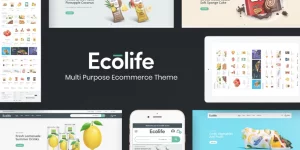 Ecolife – Organic Food Responsive WordPress theme is beautifully designed to be perfectly suitable for any Supermarket online store