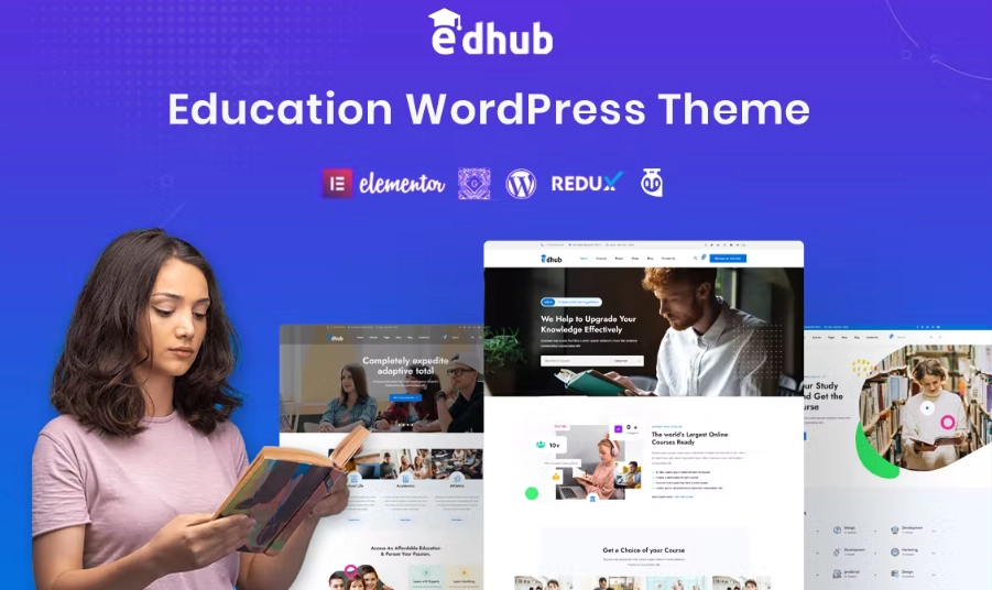 Edhub - Education WordPress Theme with Learning Management System (LMS) When you are relentlessly looking for a perfect theme for your online education institute