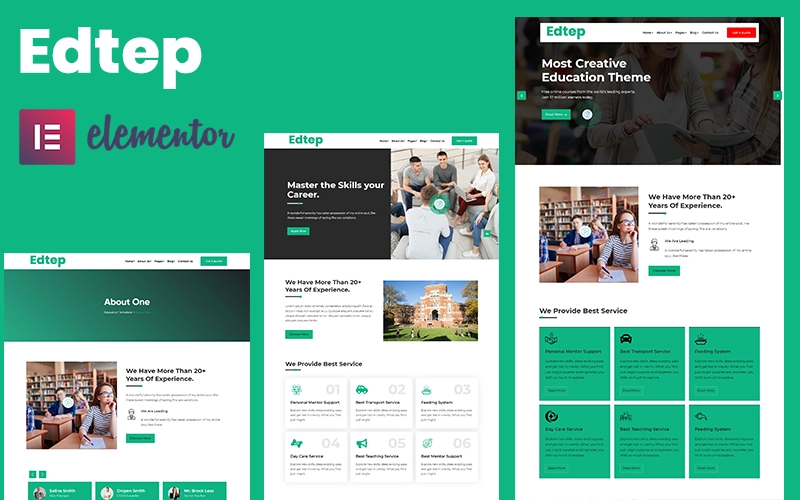 If you want a firstclass education theme? Welcome to Edtep! If you want to make