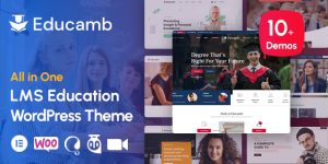 Transform your education site with Educamb WordPress Theme. Sleek design