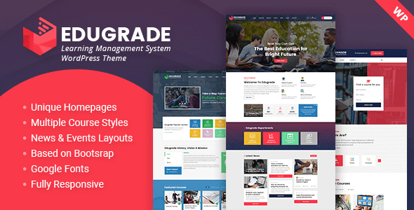 Elevate your educational platform with the Edugrade Education WordPress Theme. Get it on Bevaultx for a sleek