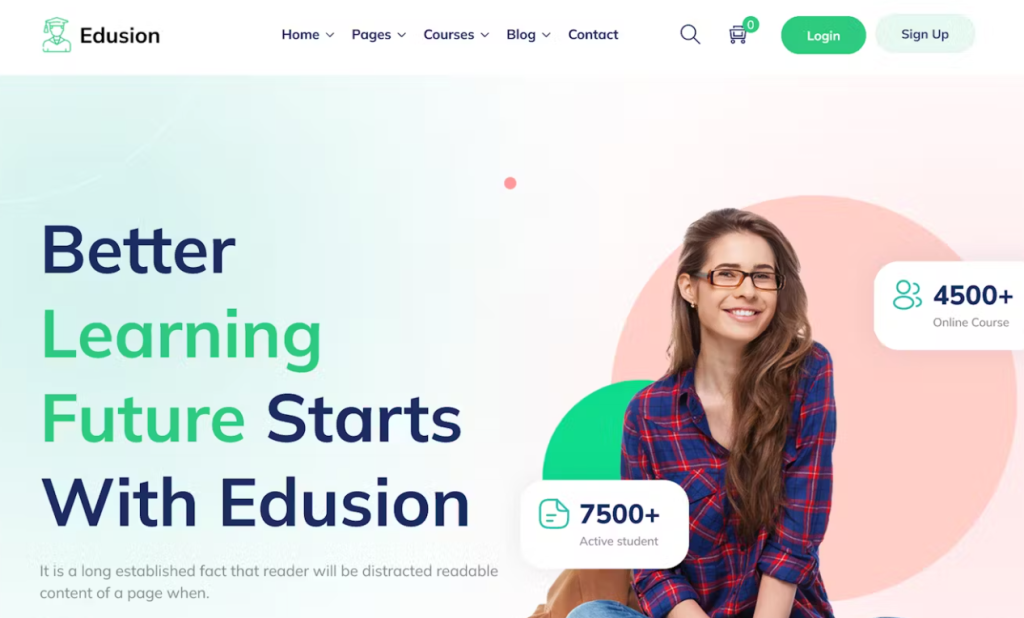 Unlock your educational potential with Edusion – the ultimate Education LMS WordPress Theme! Featuring customizable course layouts