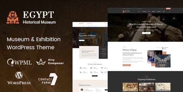 Create stunning museum and exhibition websites with Egypt WordPress theme. Perfect for art galleries