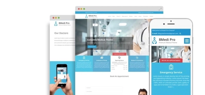 EightMedi Pro is a feature-rich premium WordPress medical theme perfect for personal or business websites related to medicines and hospitals. It is well coded