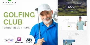 Eirworth - WordPress Theme for Golf Club For real fans of golf