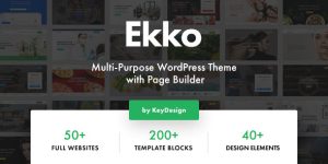 Unlock Ekko – a multipurpose WordPress theme with page builder