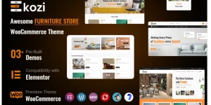 Discover Ekozi – a modern Furniture Elementor WooCommerce Theme perfect for furniture stores