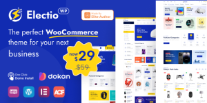 Looking to revamp your electronics and gadgets store? Look no further because the Electio – Electronics  Gadgets Store WooCommerce Theme is here to elevate your online presence. From its sleek design to user-friendly features