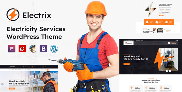 Electrik - Electricity Services WordPress Theme Welcome to an awesome electrifying experience with the Electrik - Electricity Services WordPress Theme. This power-packed theme is specially designed for electricity service providers who want a professional online presence. With its optimized design and advanced features