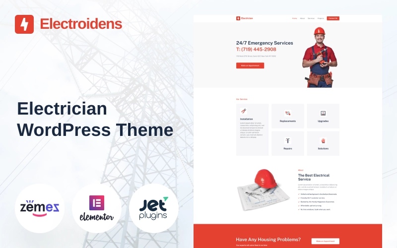 How can you imagine the powerful and functional electrician websites? For you here is a stunning offer that can encourage any of your business ideas and create a convenient place for the customers on the Internet. Meet the Elecrtoidens modern WordPress theme which contains the possibilities you couldn’t ever dream.…