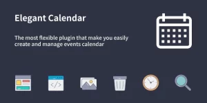 Elevate your website with Elegant Calendar - WordPress Events Calendar Plugin 1.1.0! Effortlessly create and manage stunning event calendars with customizable layouts. Download from Bevaultx at a fraction of the cost and enhance your site's functionality today!