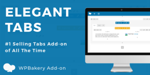 Elegant Tabs is an addon for WPBakery Page Builder WordPress plugin. It works great with the WordPress 4.0 and WPBakery Page Builder 4.6 and above. To get WPBakery Page Builder