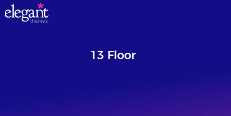 Discover Elegant Themes 13 Floor