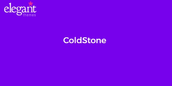 Discover Elegant Themes ColdStone