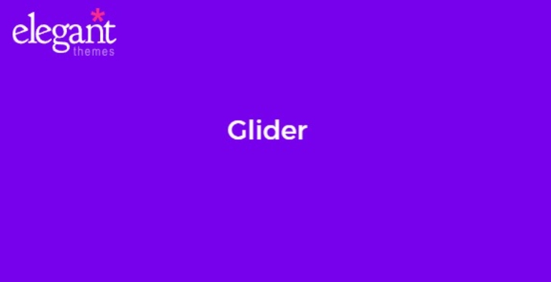 Discover Elegant Themes Glider