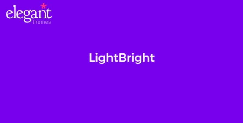 Discover Elegant Themes LightBright