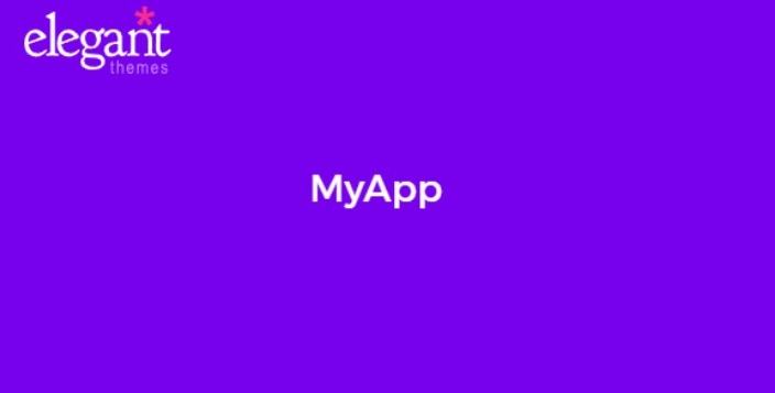 Discover Elegant Themes MyApp