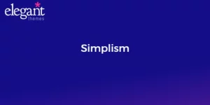 Discover Elegant Themes Simplism