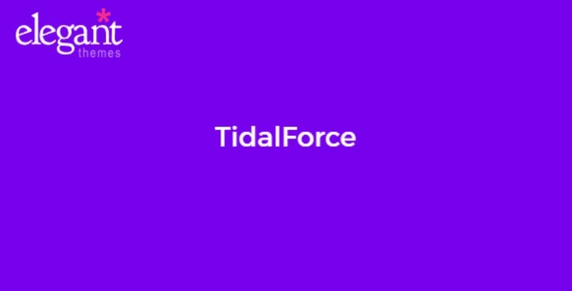 Discover Elegant Themes TidalForce