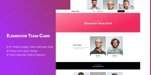 **Elementor Team card ** is the Best Team Memeber Showcase Plugin for WordPress built to display team. The plugins have 9+ different styles that can be changed very easily by drag and drop settings panel that can help you build awesome and unique team member showcase with responsive layouts and…