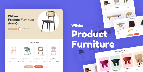 Enhance your furniture store with Wiloke Product Furniture plugin. Seamless integration