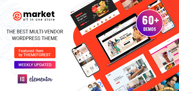 eMarket - Multipurpose WooCommerce WordPress Theme Are you looking for a versatile and robust WordPress theme to power your online store? Look no further than the eMarket - Multipurpose WooCommerce WordPress Theme. This ThemeForest gem is perfect for creating stunning and highly functional e-commerce websites