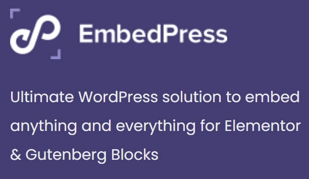 EmbedPress Pro lets you embed your sources with advanced customization