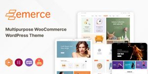 Emerce is a modern and multipurpose AJAX WooCommerce WordPress Theme powered by Elementor builder. The theme is ready for your digital store