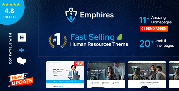 Discover the Emphires Human Resources  Recruiting WordPress Theme. Perfect for dynamic