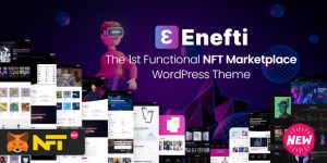 Looking to dive into the world of NFTs? The Enefti - NFT Marketplace Theme is your golden ticket to creating a sleek