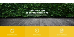 Energico theme is a great option for promoting your agriculture and garden care services in the most attractive manner. It has a bright