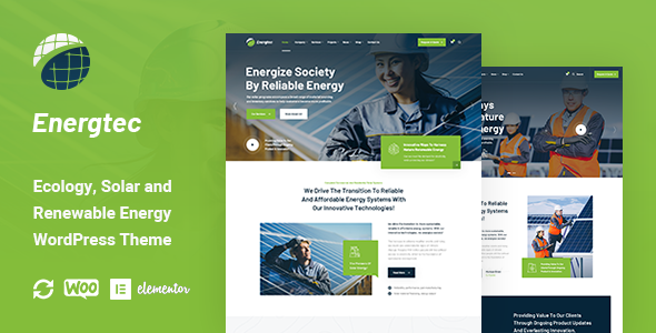 Illuminate your renewable energy website with the Energtec Solar and Wind Energy WordPress Theme. Access it via Bevaultx and unlock premium features. Subscribe now!