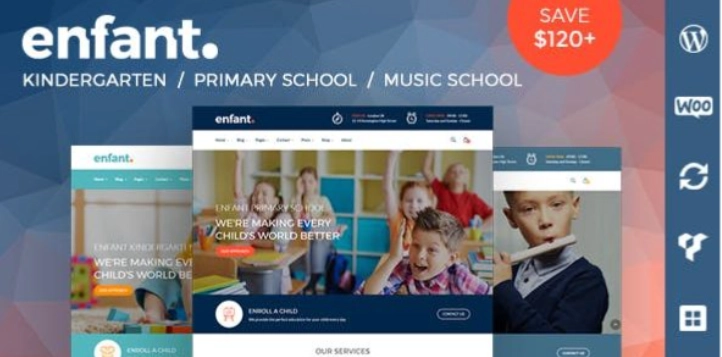 Build a stunning website for Kindergarten