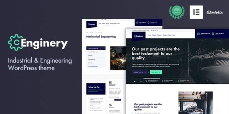 Enginery is a beautiful and carefully designed industrial theme developed with an easy-to-use approach for any factory niche website. Enginery  industrial  engineering theme comes with fully responsive design