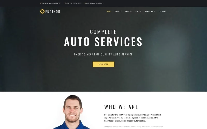 If your company does the car tuning - using this WordPress template for your website is a must! Salons that work with design