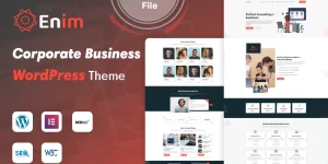 Enim is a powerful and flexible WordPress theme for any corporate business. This theme can be used for the business of software agency