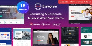 Boost your consulting business with Envolve - Consulting Business WordPress Theme. SEO optimized