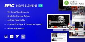 Enhance your WordPress with Epic News Elements for Elementor  WPBakery. Access premium plugins free at Bevaultx. Join now!