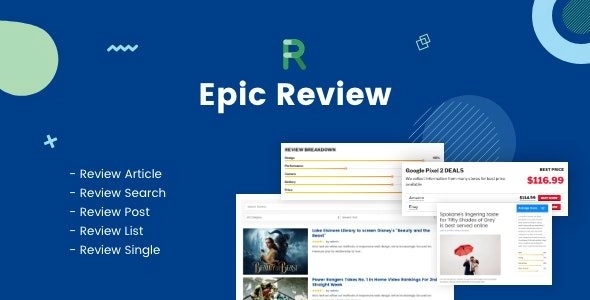 Elevate your website with the Epic Review WordPress Plugin! Perfect for Elementor  WPBakery