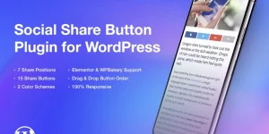 Social Share Button Plugin for WordPress Epic Social Share is a premium social share button plugin for WordPress. It’s allows you to add share buttons very easy