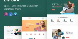 Epora is a minimal and contemporary WordPress theme that has been perfectly crafted for education centres of all kinds. Designed with your School