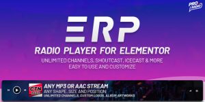 Discover ERPlayer - the customizable radio player for Elementor. Perfect for audio streaming on your WordPress site. Access it via Bevaultx now!