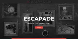 Looking for a cool theme to take your escape room online? We definitely have a solution for you! Try this fully editable and truly crossbrowser compatible Escapade! Being truly intuitive