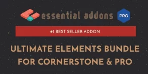 Unlock the power of Essential Addons for Cornerstone  Pro! Enhance your WordPress site with 10+ fully responsive elements