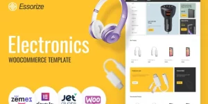 Discover Essorize – the ultimate Electronics ECommerce Classic Elementor WooCommerce Theme! Create stunning