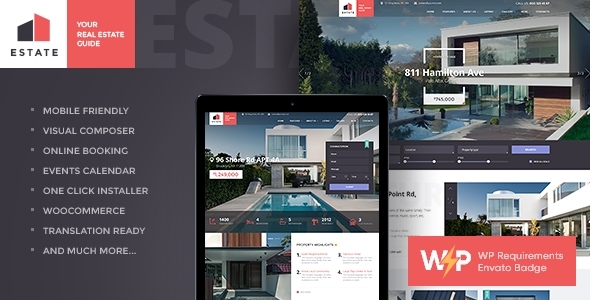 Discover the Estate WordPress theme for property sales  rentals. Stunning design