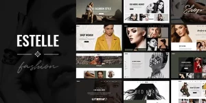 Estelle is a theme for all fashion aficionados! Get everything you’ll need for creating a beautiful fashion or model agency website – tons of stunning shop layouts