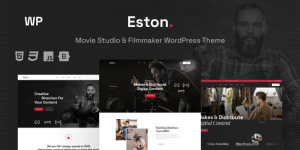 Elevate your filmmaking website with Eston. Packed with features